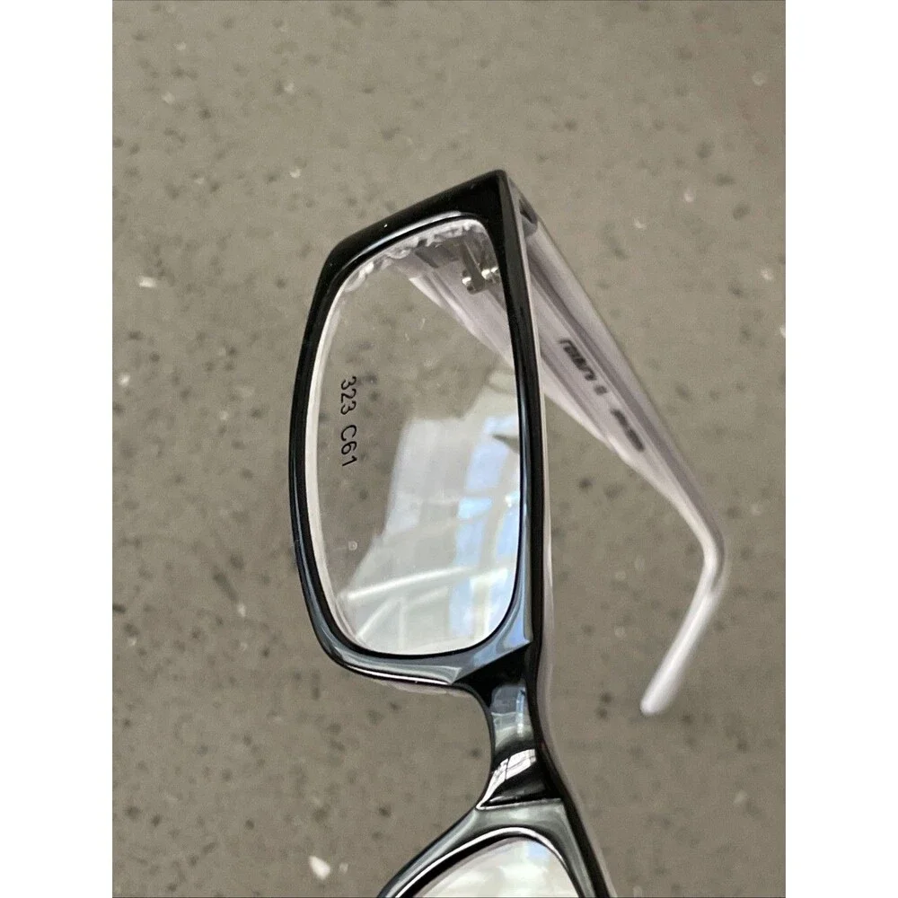 Roxbury Eyeglasses Frames ONLY 323 C61 53-17-135 Japan Black Full Rim